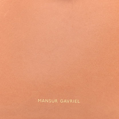 Mansur Gavriel Vegetable Tanned Calfskin Mini Bucket Bag Camello Rosa 6 of 10