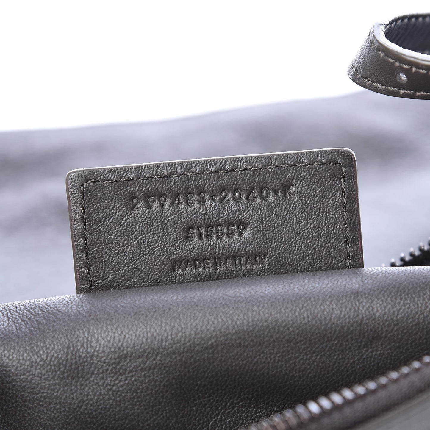 Calfskin Papier Neo Crossbody Grey