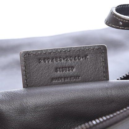 Balenciaga Calfskin Papier Neo Crossbody Grey 9 of 9