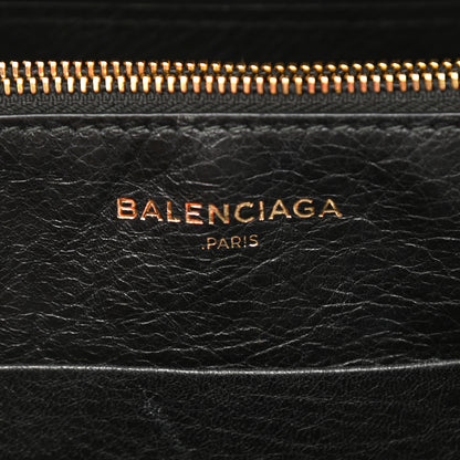 Balenciaga Agneau Floral Print Small Blanket Square Tote Orange 6 of 10