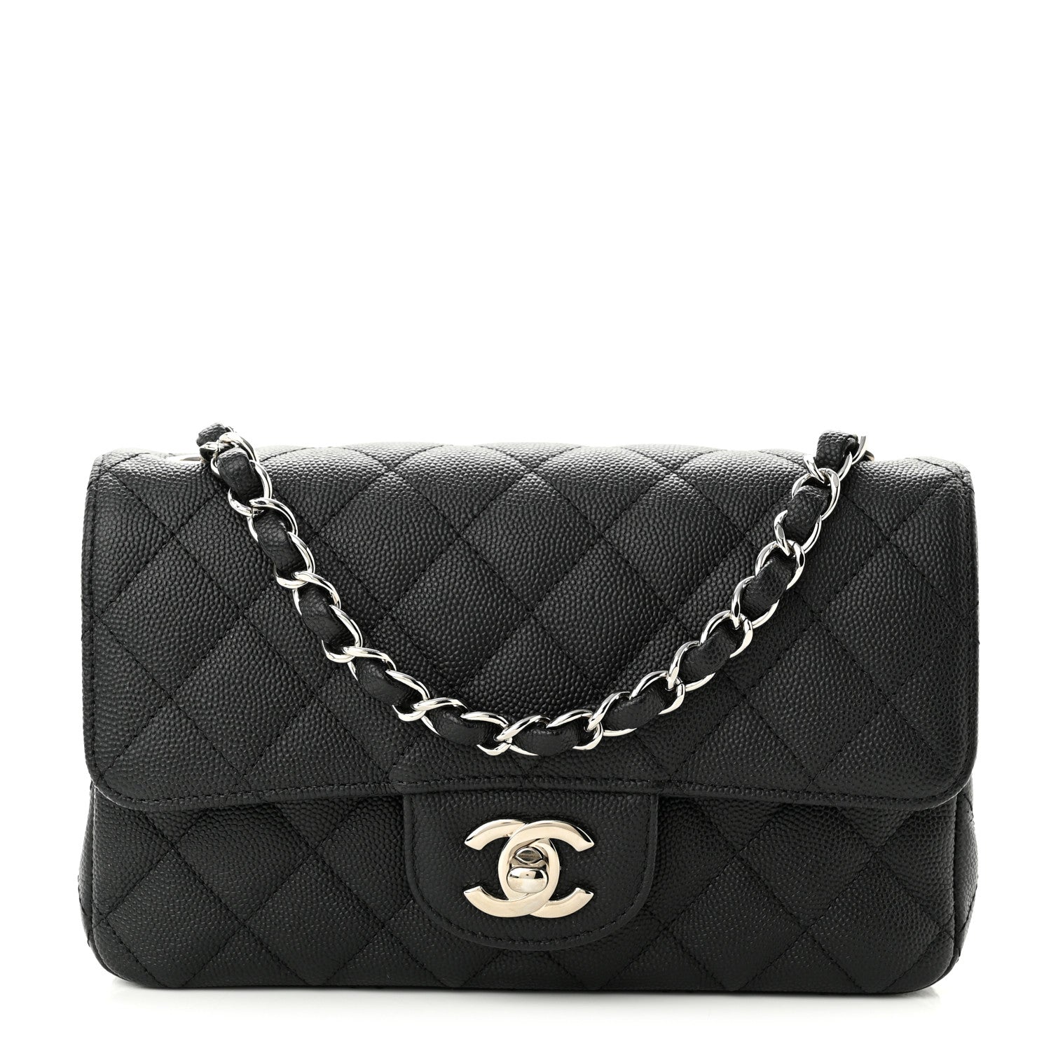 Chanel Caviar Quilted Mini Rectangular Flap Black 1 of 11