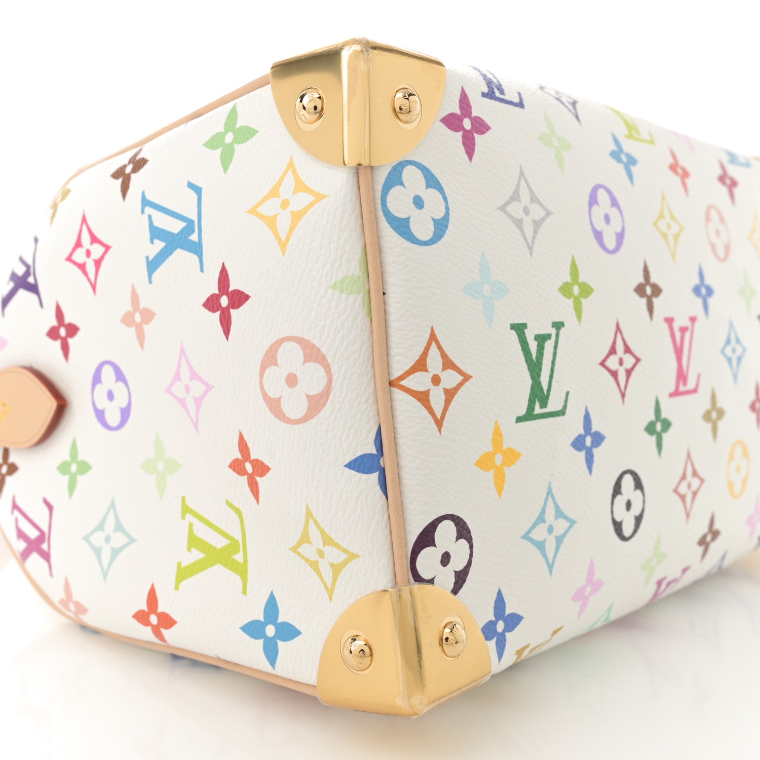 Louis Vuitton LV X TM Monogram Multicolor Speedy Bandouliere 25 White 8 of 9