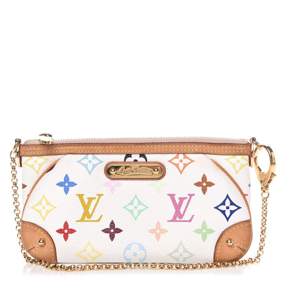 Louis Vuitton Monogram Multicolor Pochette Milla MM White 1 of 11
