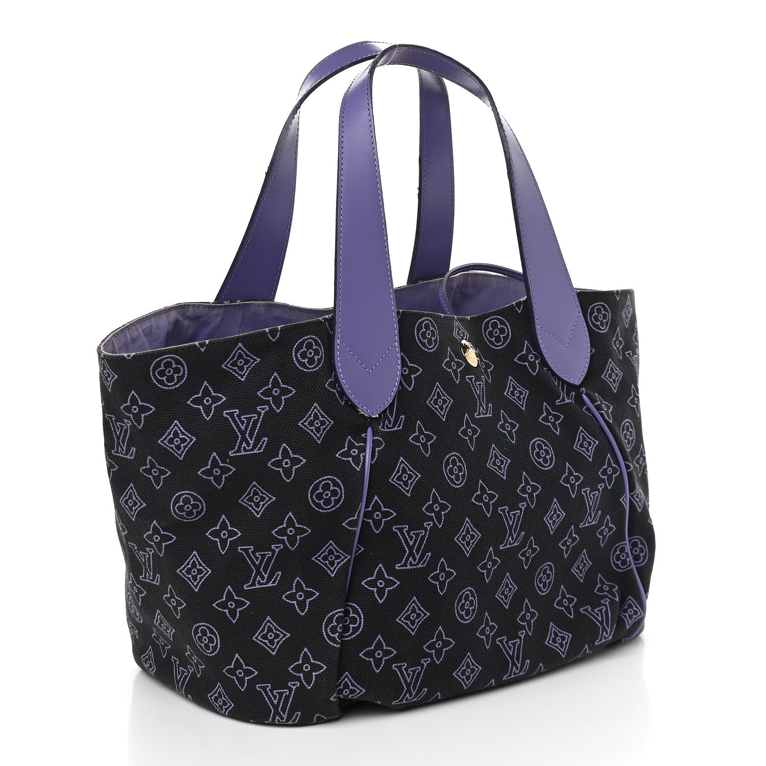 Louis Vuitton Cabas Ipanema PM Navy 4 of 15