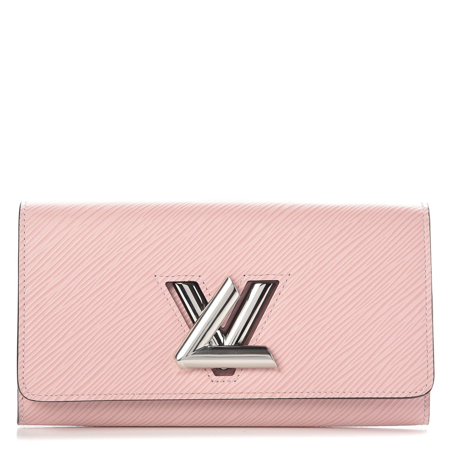 Epi Twist Wallet Rose Ballerine