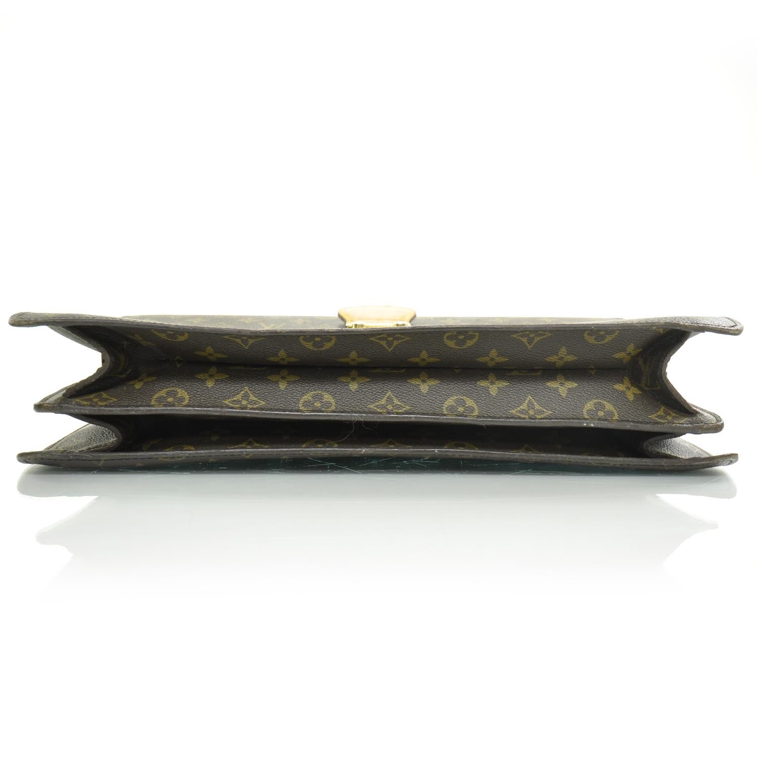 Louis Vuitton Monogram Serviette Fermoir Briefcase 4 of 9