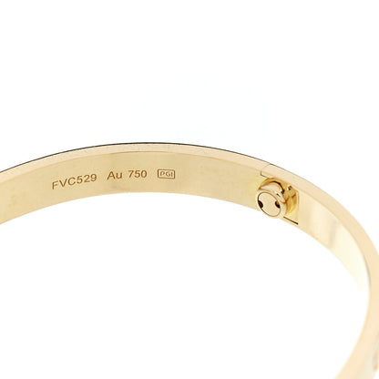 Cartier 18K Yellow Gold LOVE Bracelet 19 6 of 8