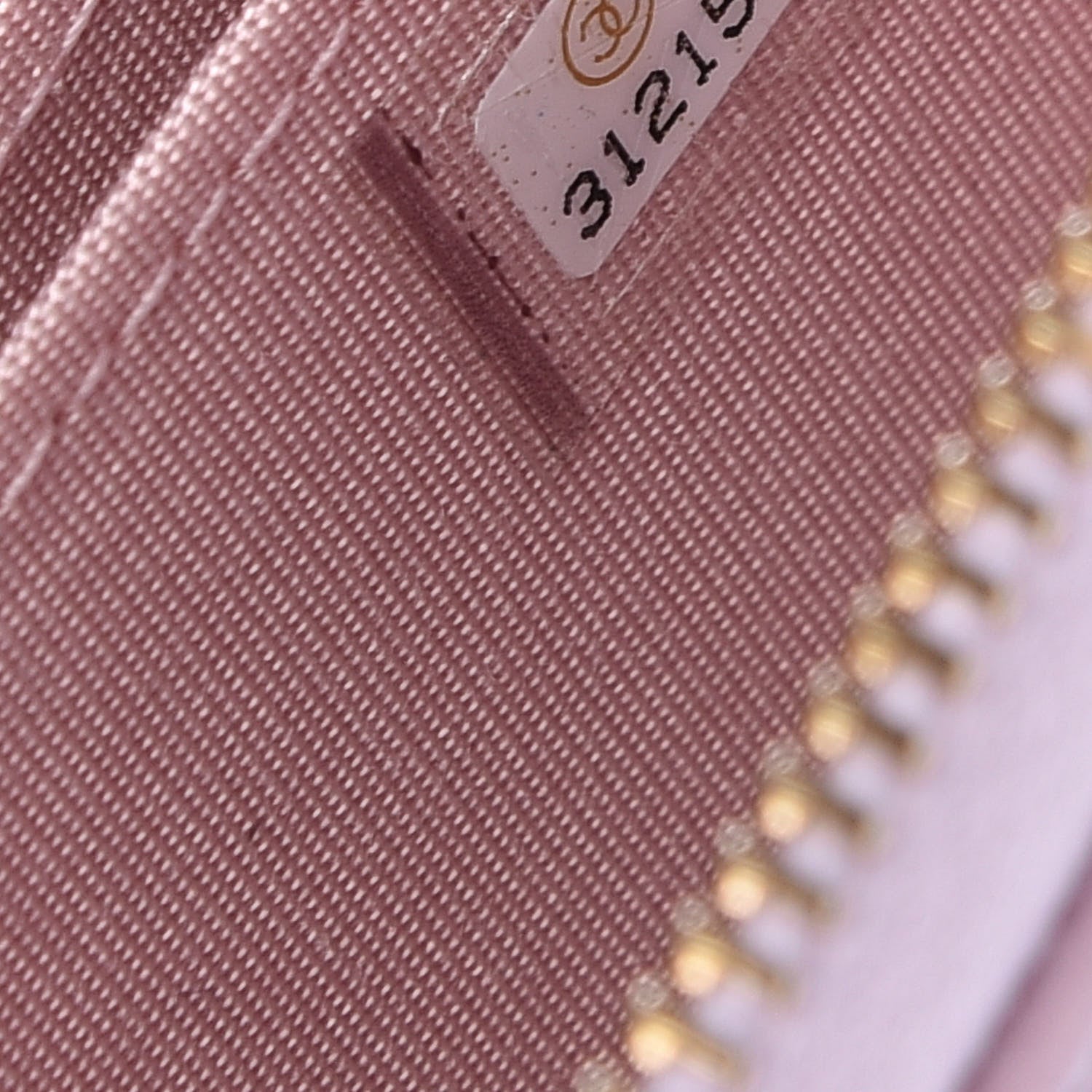 Chanel Lambskin Quilted Chanel 19 Zip Around Coin Purse Wallet Light Pink 7 of 8