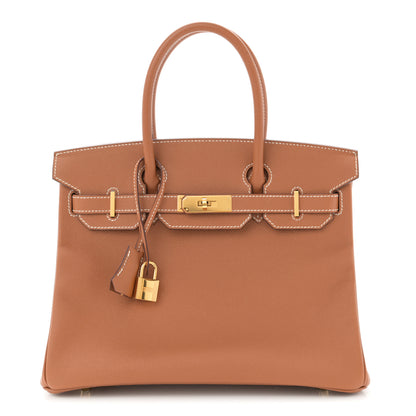 Hermes Epsom Birkin 30 Gold 1 of 11