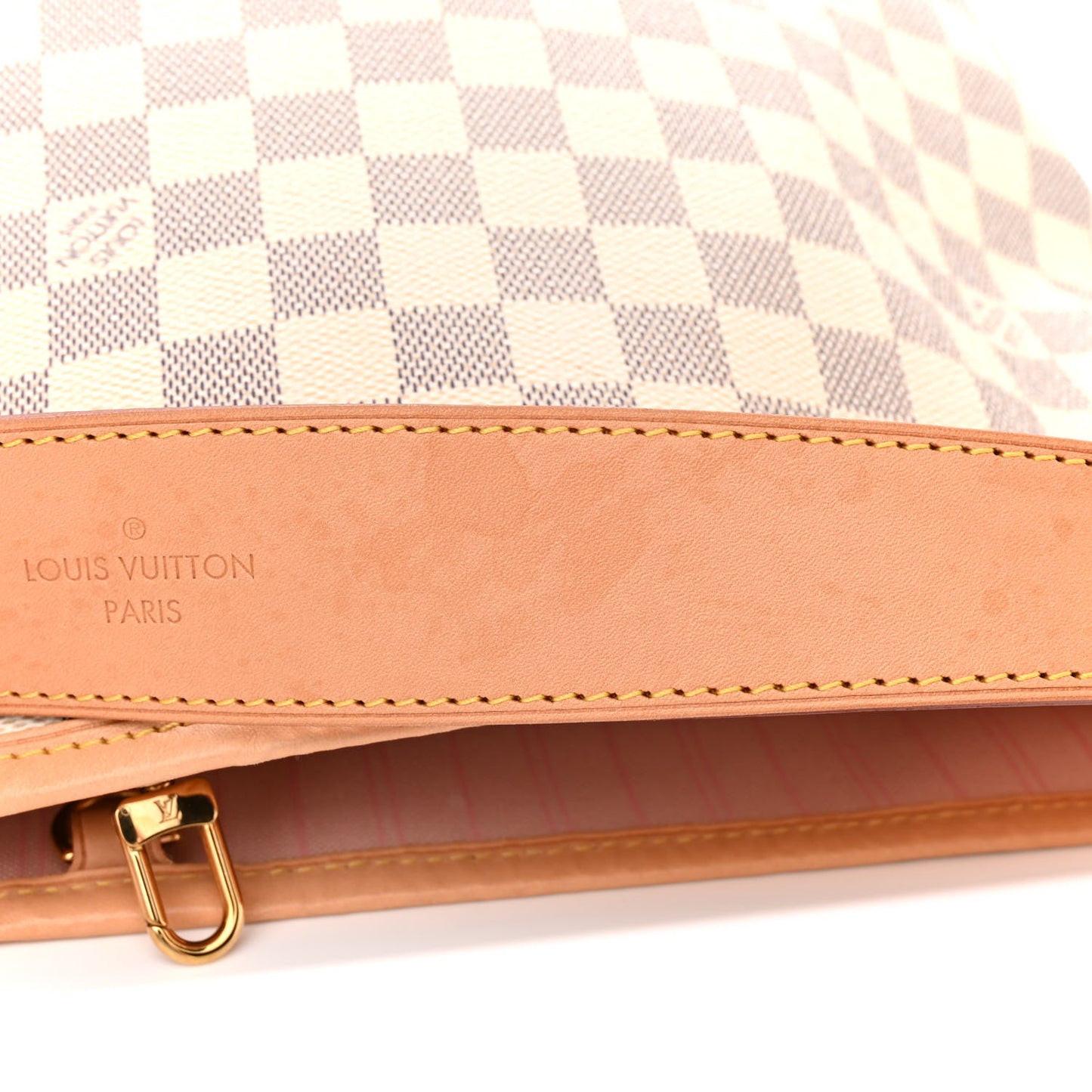 Damier Azur Delightful MM Rose Ballerine