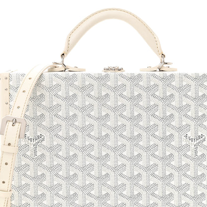 Goyard Goyardine Grand Hotel Trunk White 8 of 10