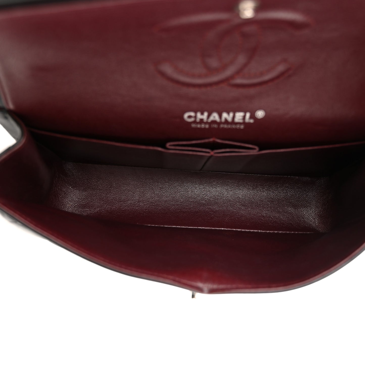 Lambskin Quilted Small Double Flap Black