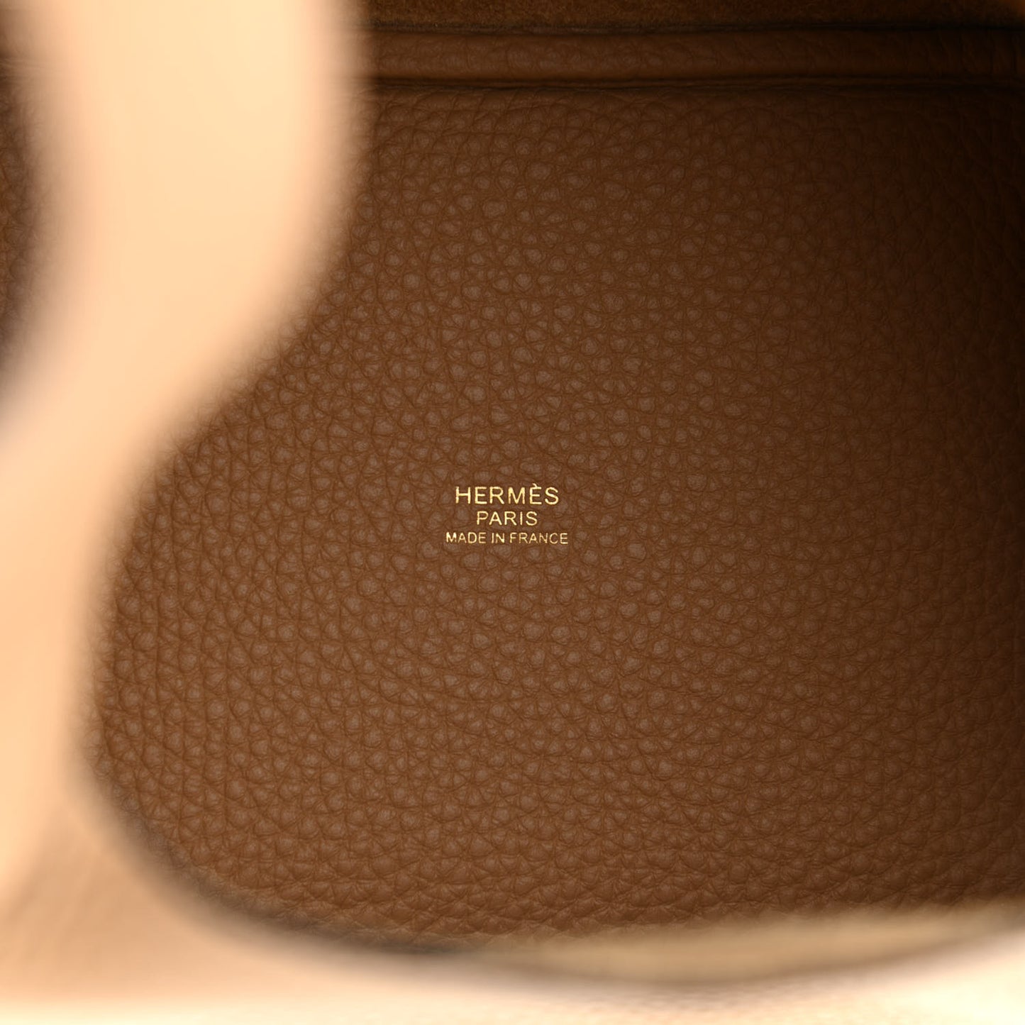 Taurillon Clemence Picotin Lock 18 PM Chai