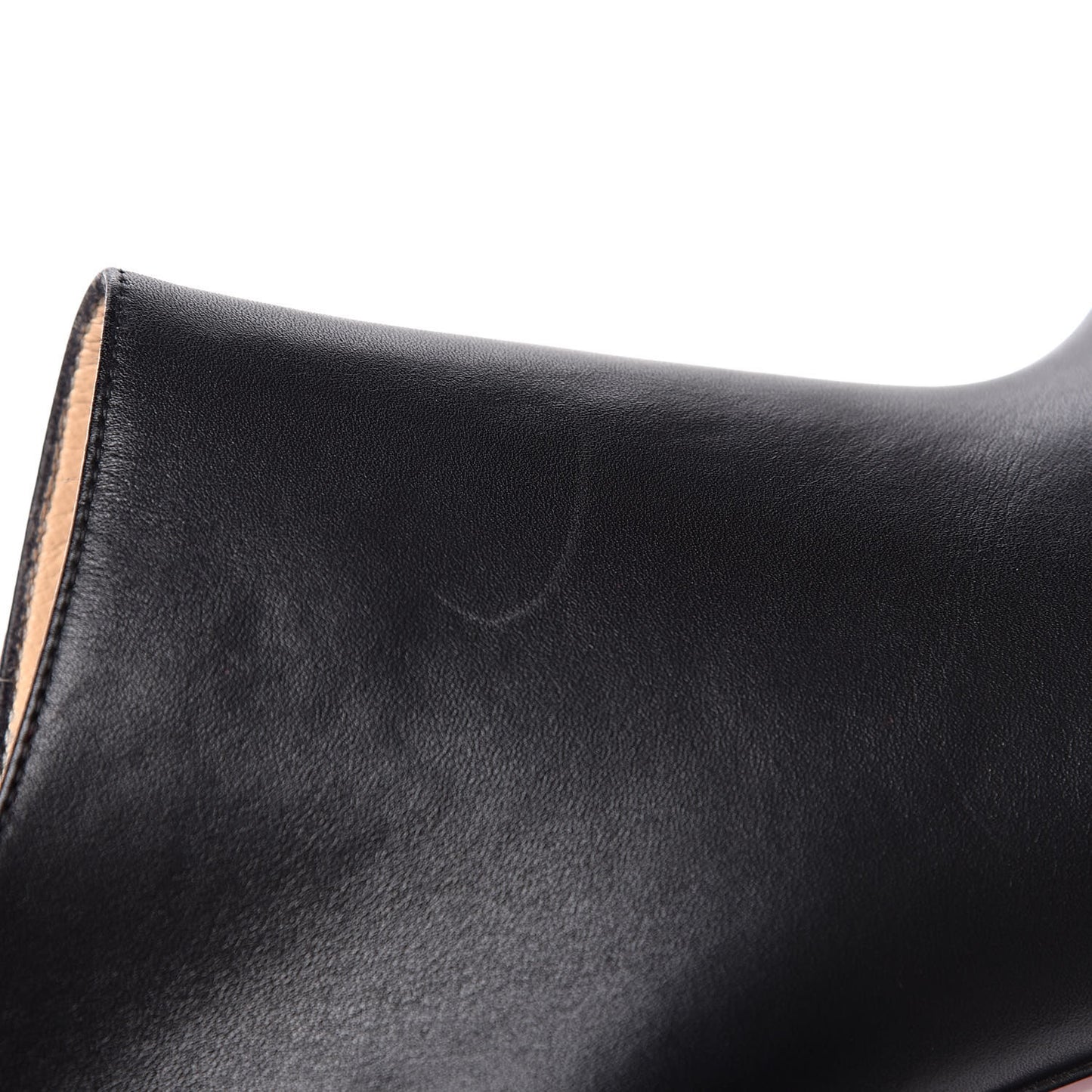 Calfskin Bella Top 120 Ankle Boots 35 Black