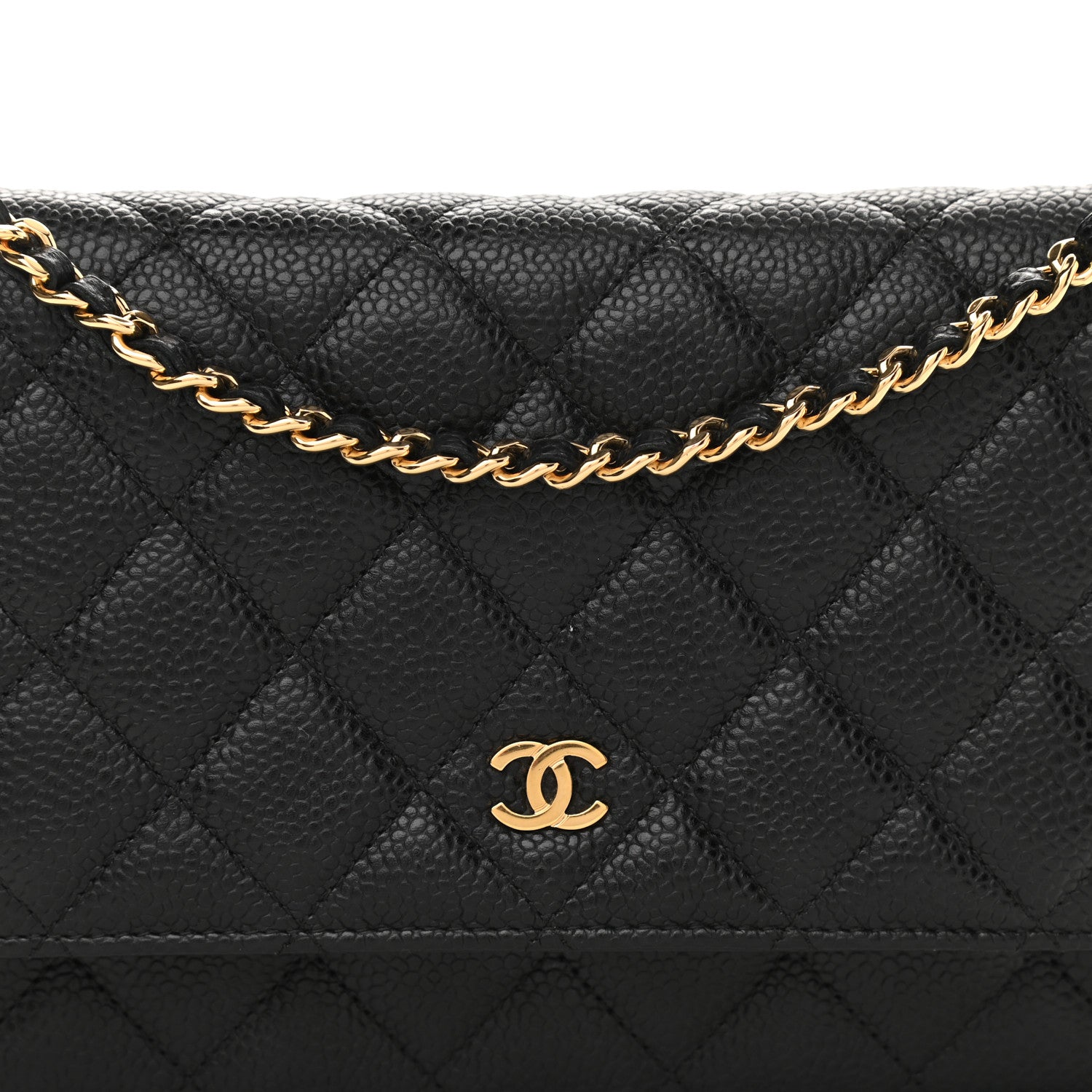 Chanel Caviar Quilted Wallet On Chain WOC Black 8 of 11