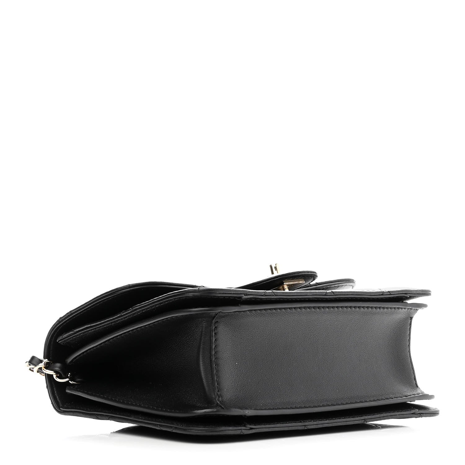 Chanel Calfskin Quilted Small Top Handle Flap Black 4 of 10