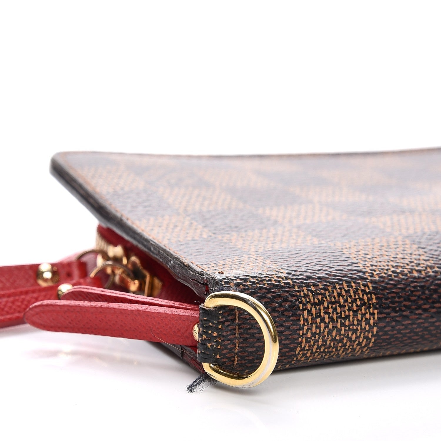Louis Vuitton Damier Ebene Insolite Wallet Red 7 of 9