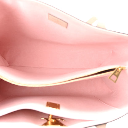 Louis Vuitton Grained Calfskin Lockme Shopper Greige 5 of 10