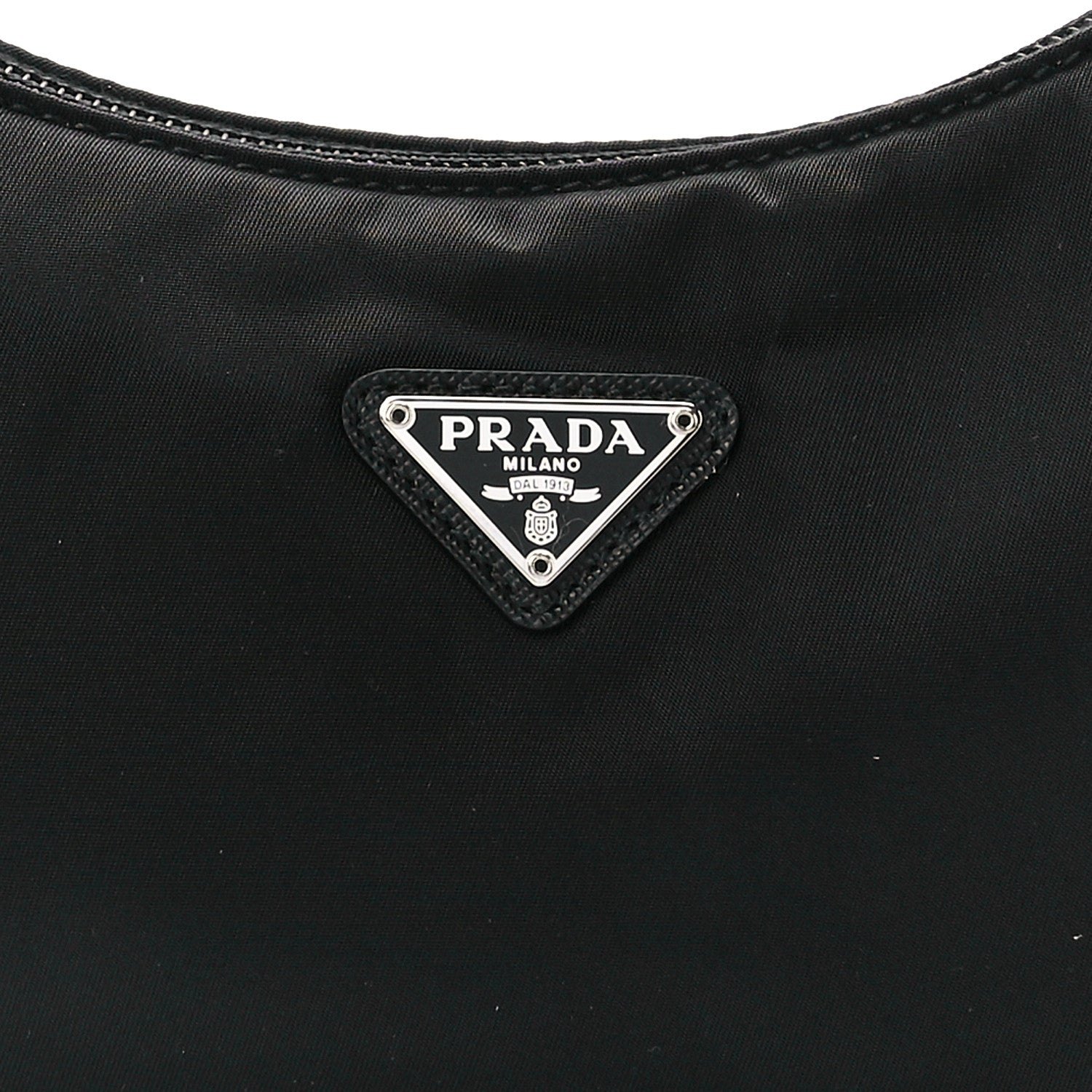 Prada Tessuto Nylon Mini Re-Edition 2000 Bag Black 10 of 13