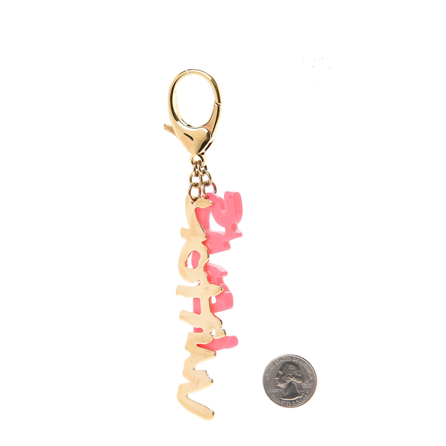 Louis Vuitton Graffiti Bag Charm Pink 2 of 4