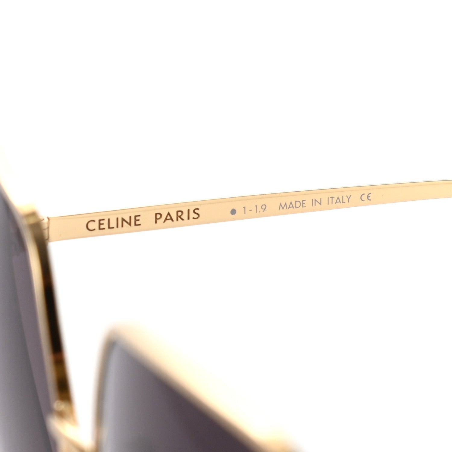 Celine Oversized Square Metal Sunglasses CL40078U Grey 6 of 7