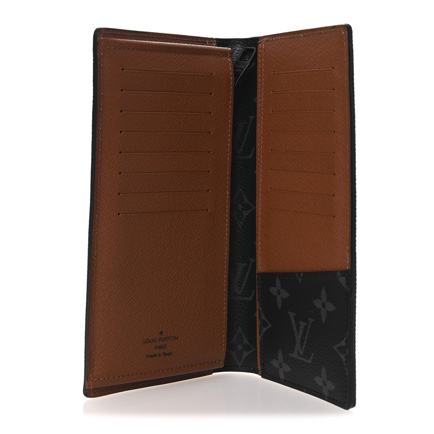 Louis Vuitton Monogram Epi Brazza Wallet White Black 5 of 6