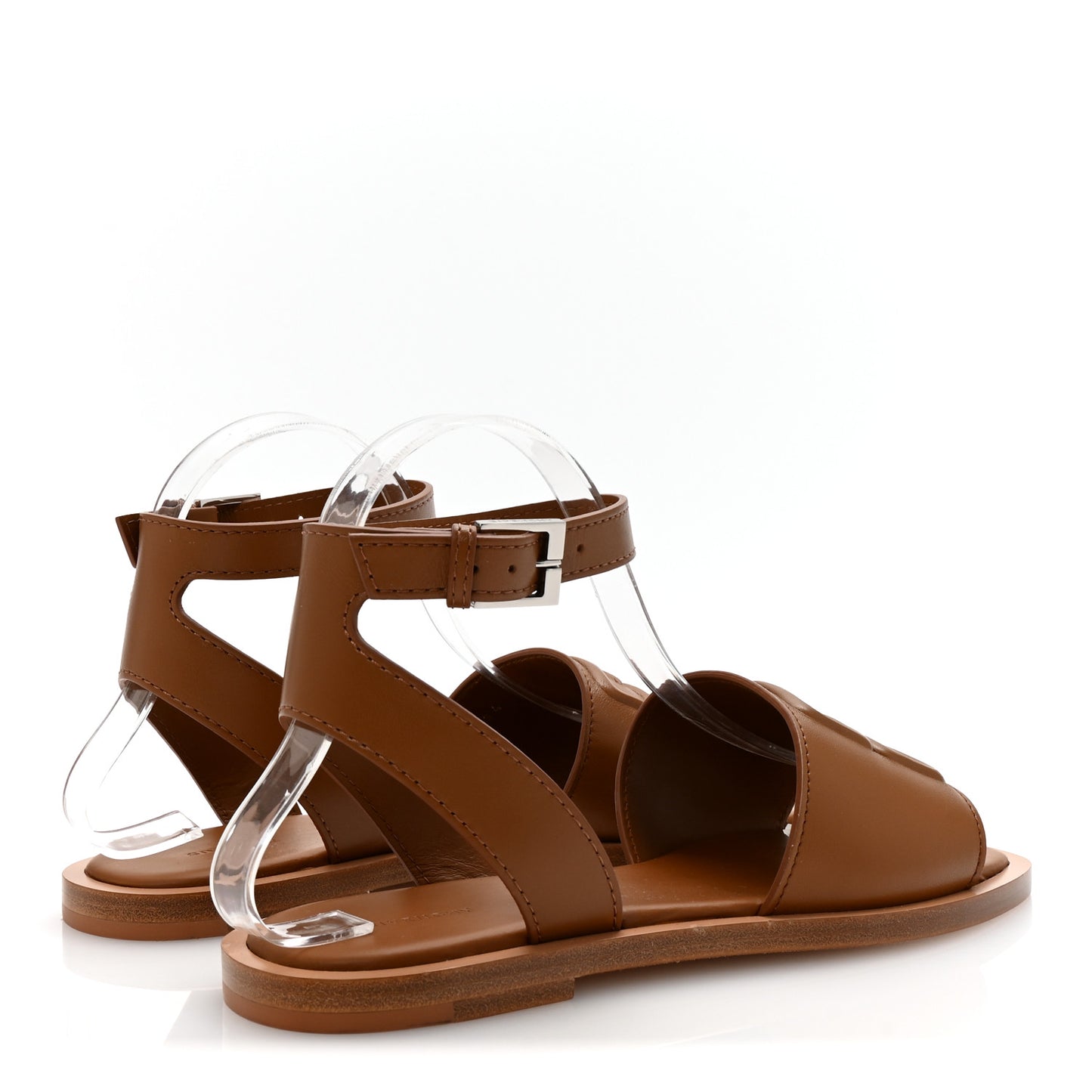 Lambskin 4G Liquid Flat Sandals 37.5 Soft Tan