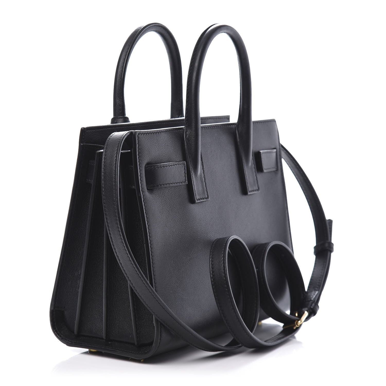 Saint Laurent Calfskin Nano Sac de Jour Black 3 of 9