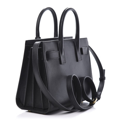 Saint Laurent Calfskin Nano Sac de Jour Black 3 of 9