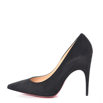 Christian Louboutin Veau Velours Alminette 100 Pumps 35.5 Black 1 of 11