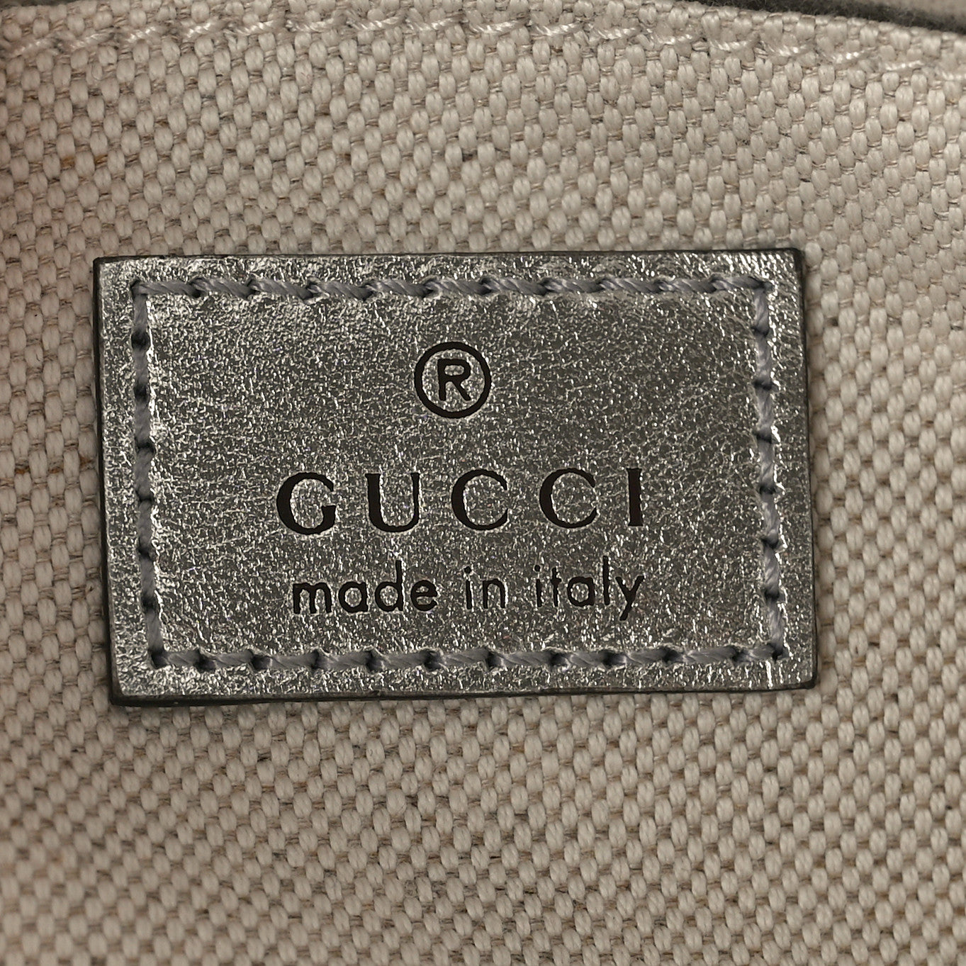 Gucci Metallic Sakai Be Green Calfskin Diagonal Stitched Small Blondie Shoulder Bag Silver 6 of 10