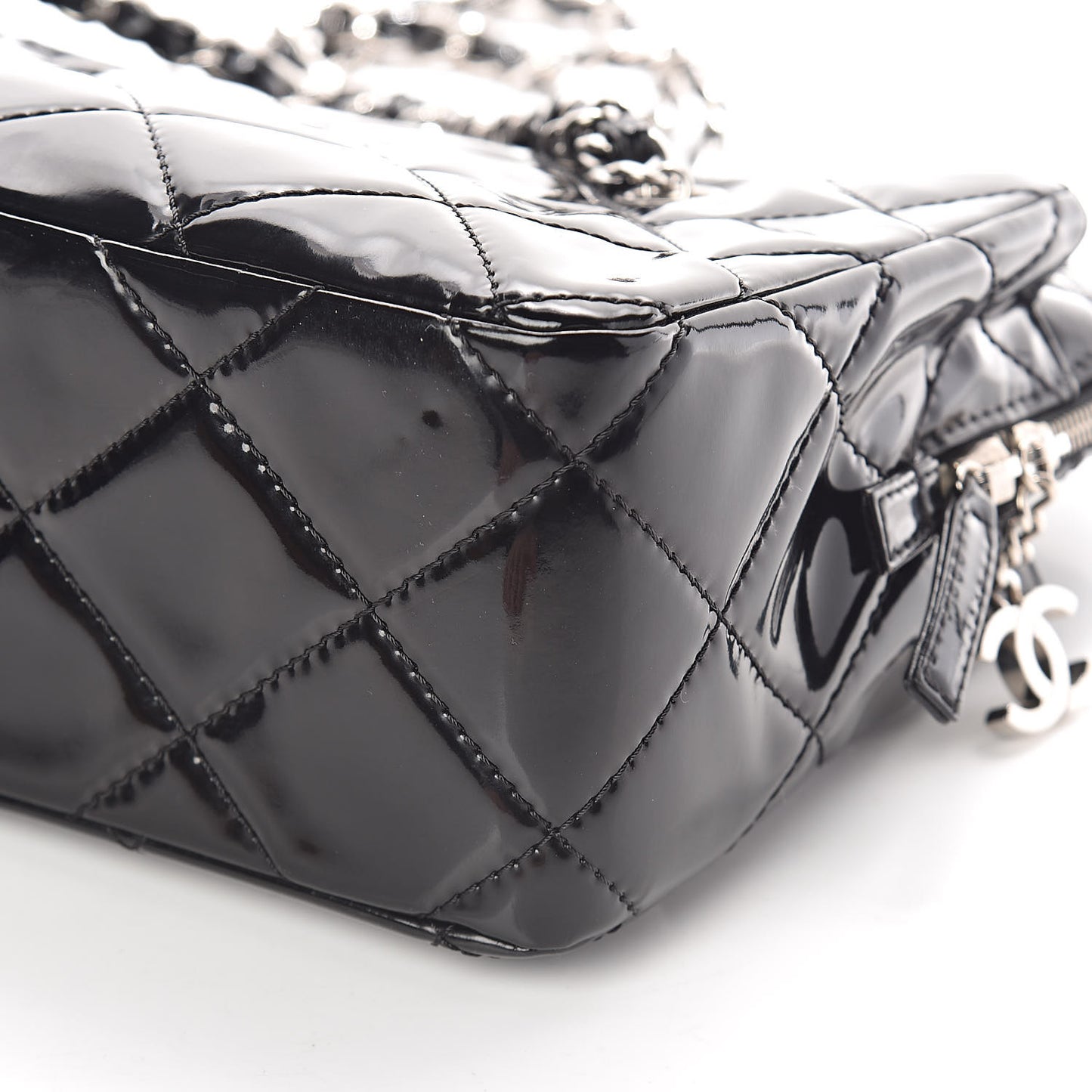 Vinyl Quilted In The Business Tote Black