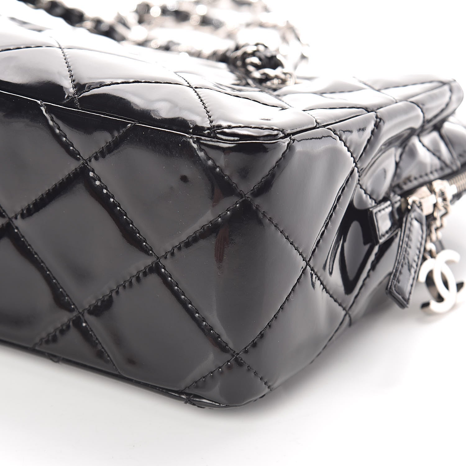Chanel Vinyl Quilted In The Business Tote Black 10 of 14