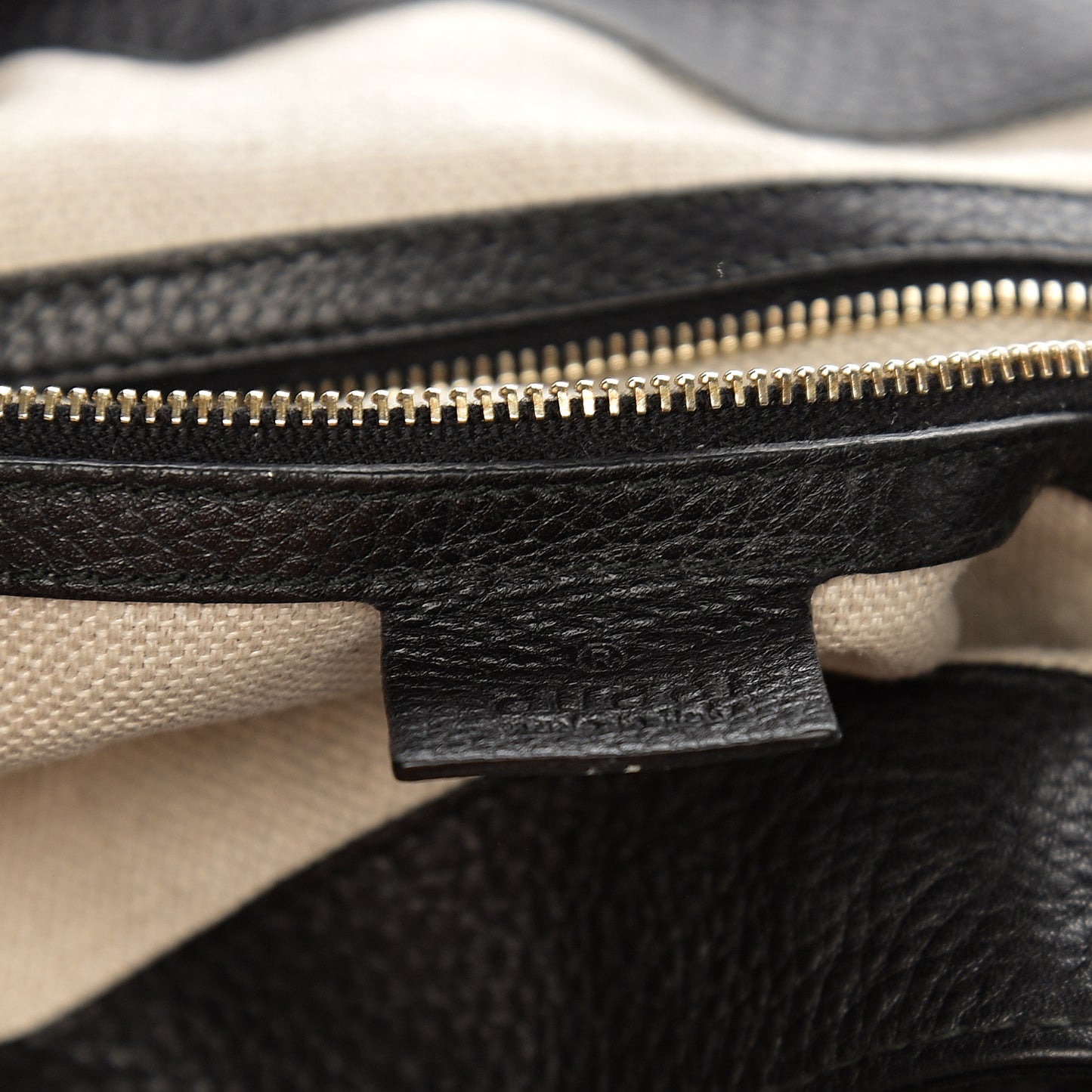 Pebbled Calfskin Medium Greenwich Shoulder Bag Black