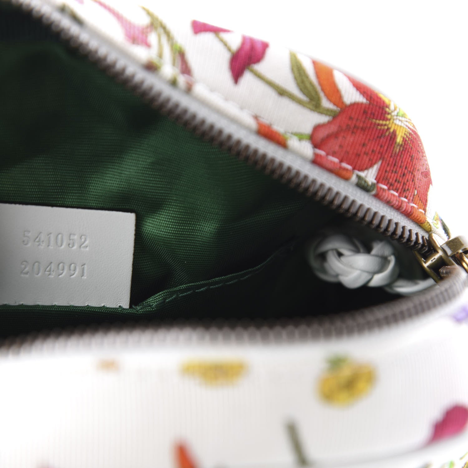 Gucci Canvas Flora Floral Trapuntata Small Zumi Dome Shoulder Bag White 9 of 11