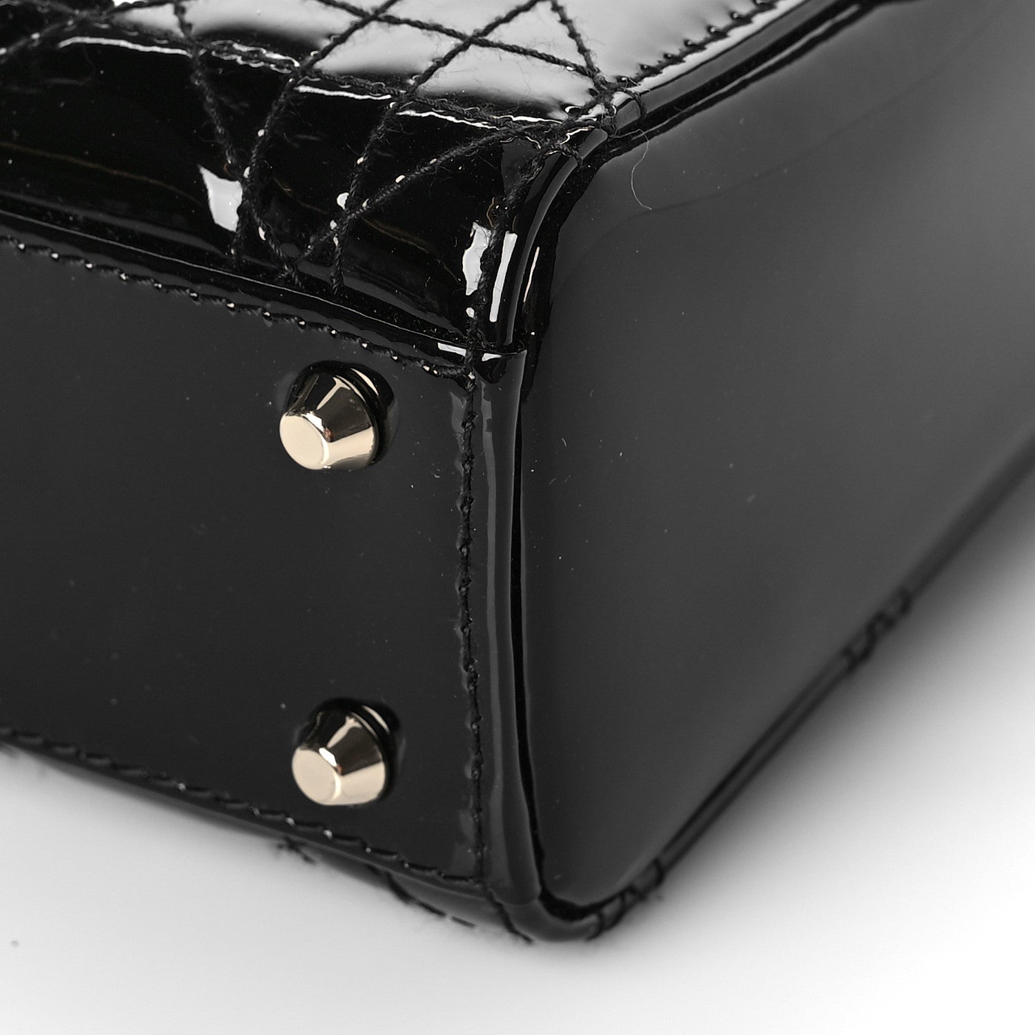 Christian Dior Patent Cannage Mini Lady Dior Black 8 of 8