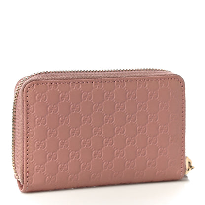 Gucci Microguccissima Zip Around Card Case Soft Pink 3 of 11