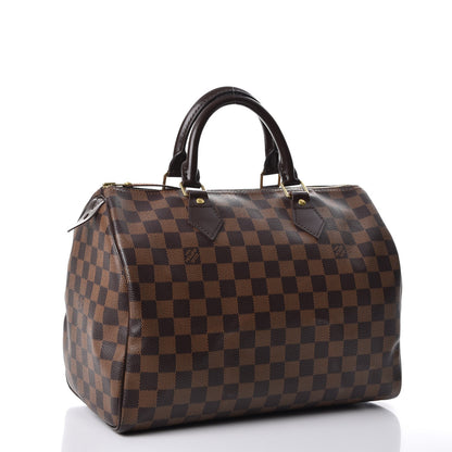 Louis Vuitton Damier Ebene Speedy 30 3 of 9