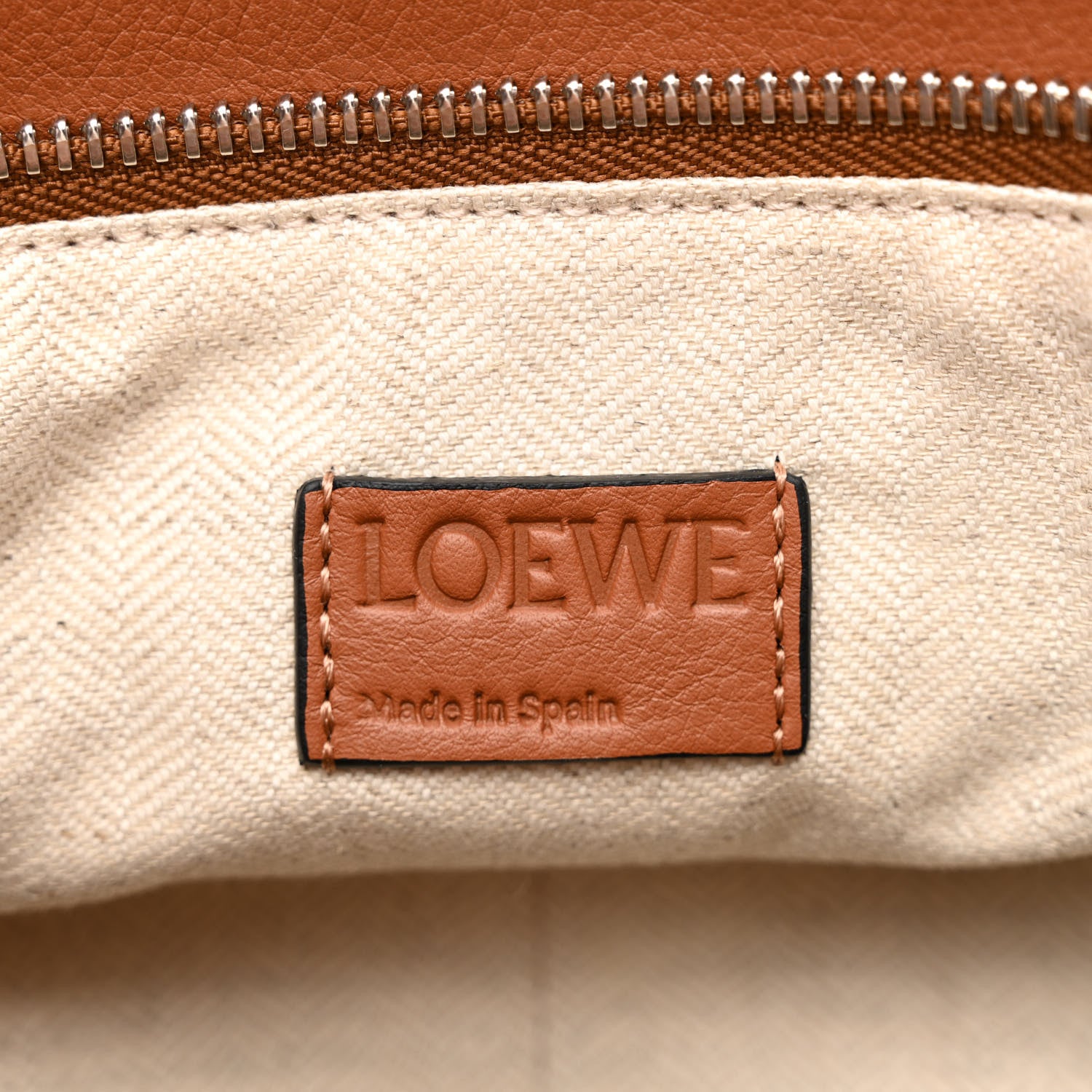 Loewe Calfskin Medium Puzzle Bag Tan 6 of 9