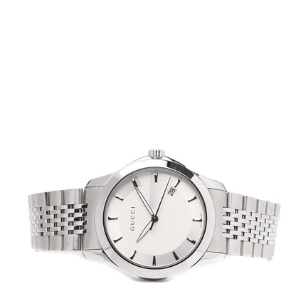 Gucci Stainless Steel 38mm G-Timeless Quartz Watch 3 of 7