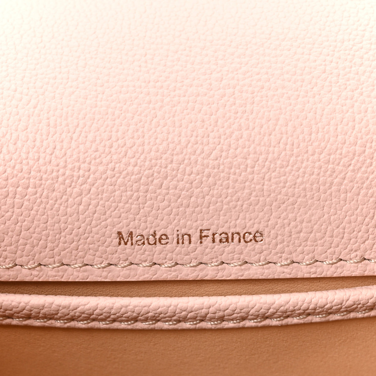 Delvaux Grained Rodeo Calfskin Mini Brillant Satchel Nude 8 of 11