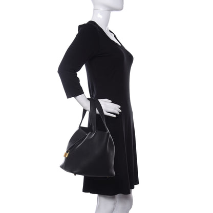 Hermes Taurillon Clemence Picotin Lock 22 MM Black 2 of 11
