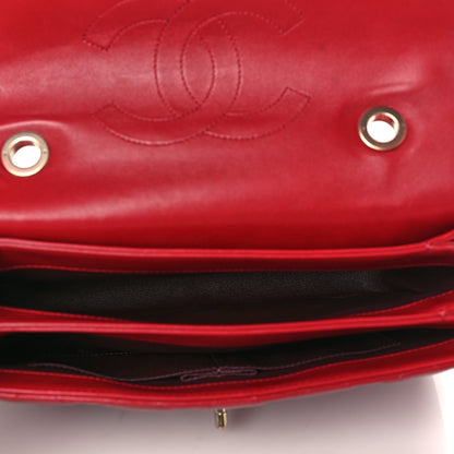 Chanel Lambskin Quilted Medium Trendy CC Flap Dual Handle Bag Red 4 of 8