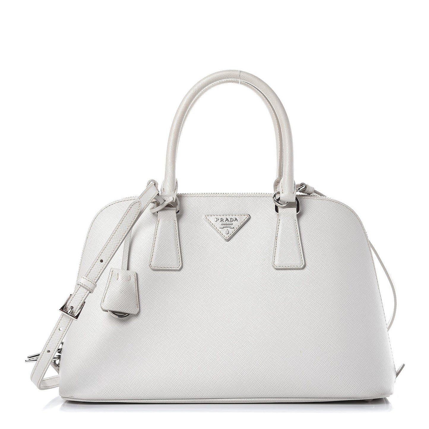 Saffiano Lux Medium Promenade Tote Talco
