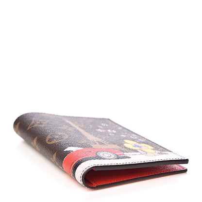 Louis Vuitton Monogram 2019 Christmas Animation Passport Cover Rouge 4 of 8