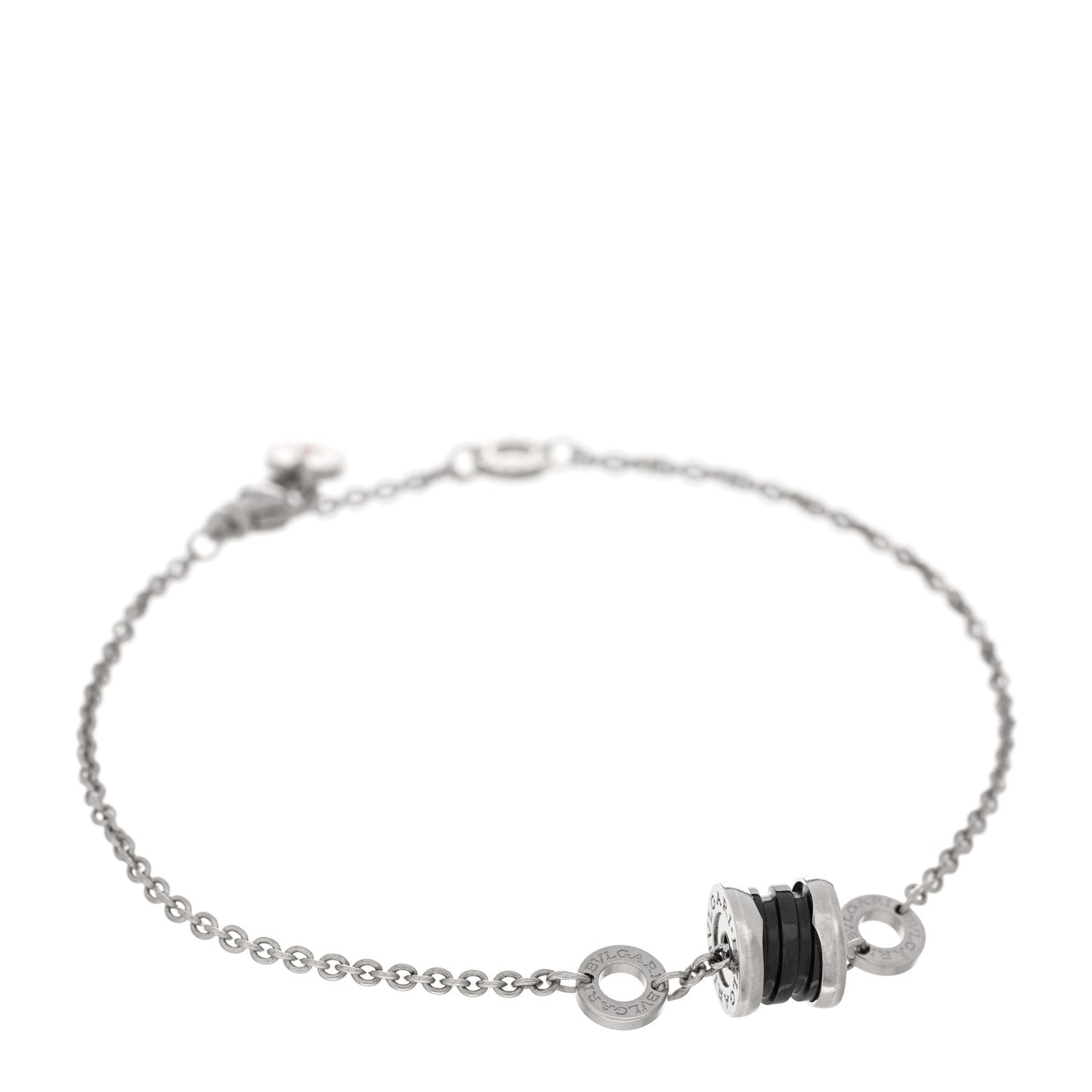 Sterling Silver Black Ceramic Save the Children Bracelet