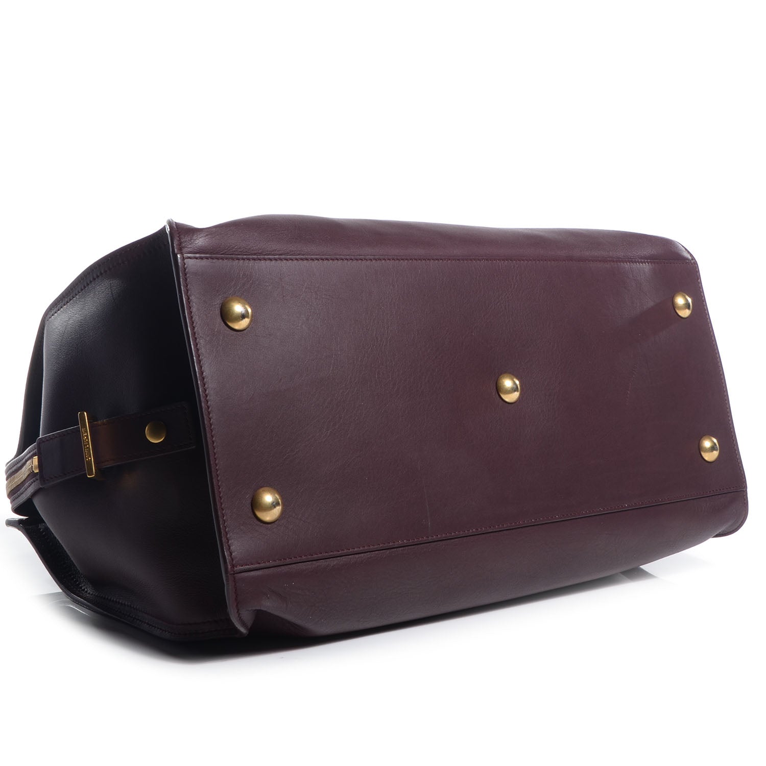 Saint Laurent Smooth Calfskin Medium Classic Y Cabas Bordeaux 6 of 36