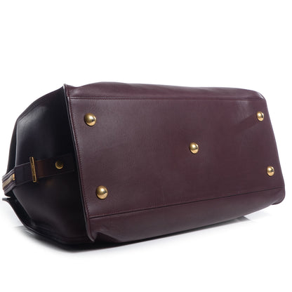 Saint Laurent Smooth Calfskin Medium Classic Y Cabas Bordeaux 6 of 36
