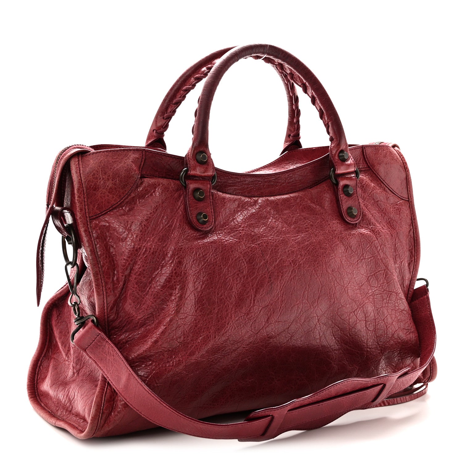 Balenciaga Agneau Classic Hardware City Cassis 4 of 11