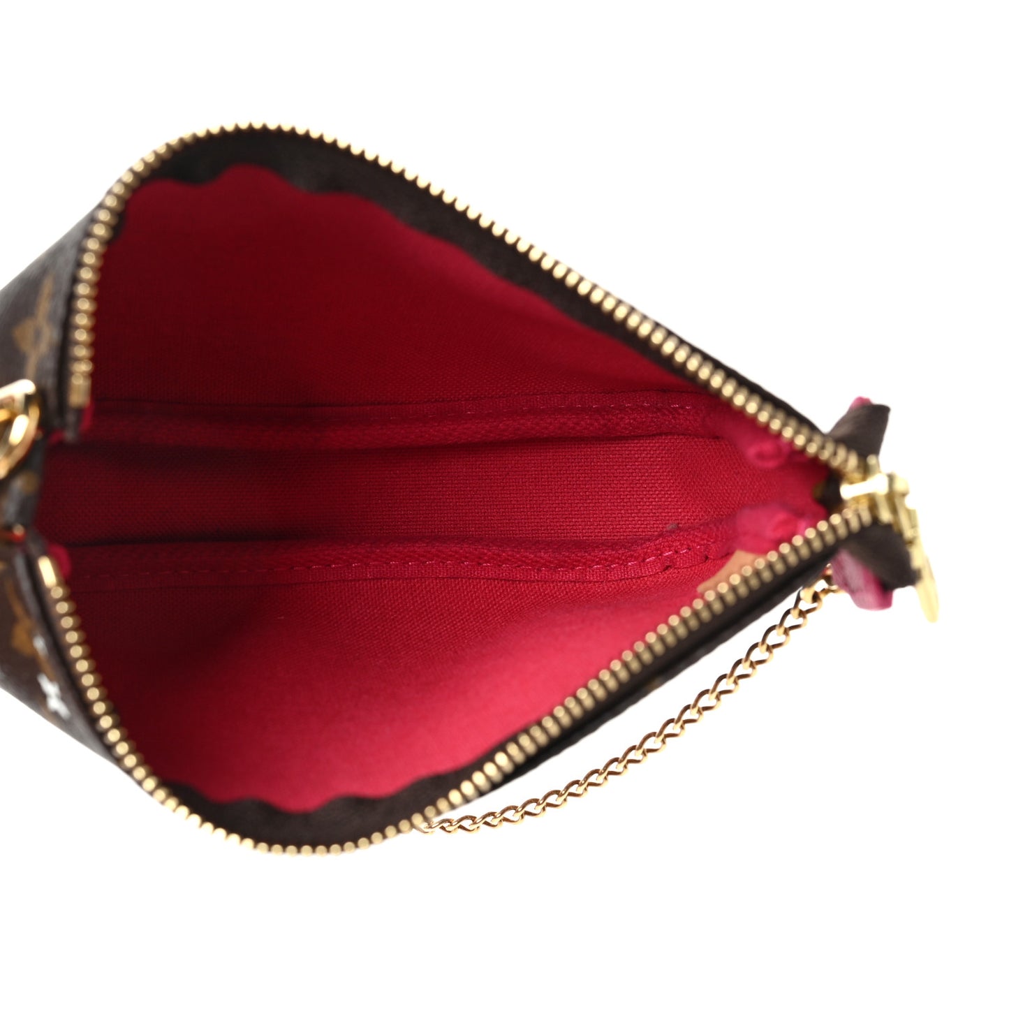 Monogram 2019 Christmas Animation Mini Courchevel Pochette Accessories Fuchsia